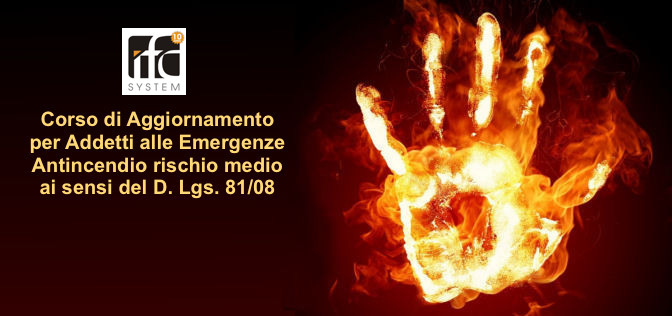 corso aggiornamento antincendio